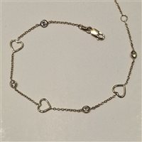 Bracciale Fanton Gioielli Donna BRACCIALI ORO in Oro giallo Cubic Zirconia BROR-149-52